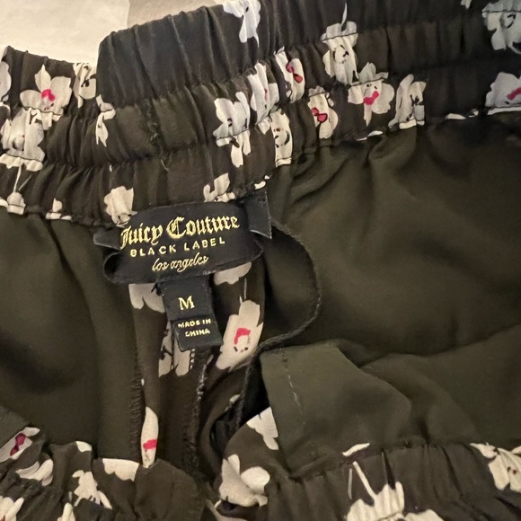 Juicy Couture Black Label 100% Silk Joggers-size M - Picture 4 of 4